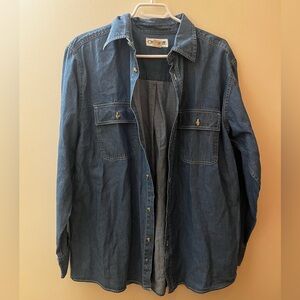 Cherokee Denim Shirt Jacket - Blue